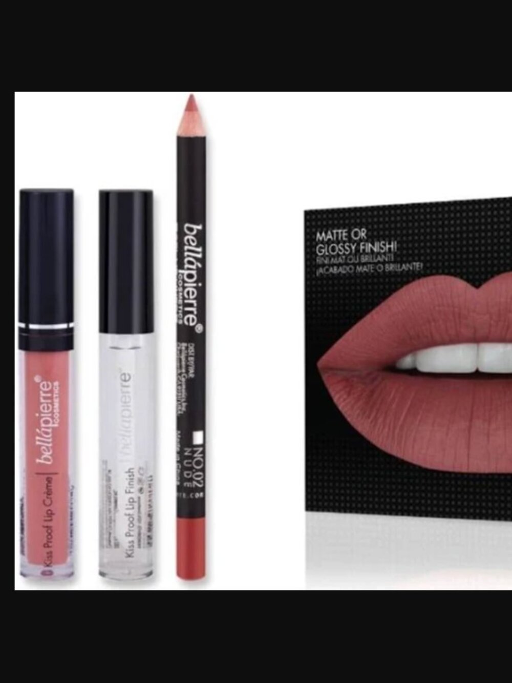 Bellapierre Cosmetics Kiss Proof lip collection